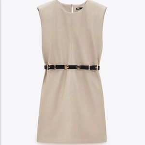 Zara NEW Zara Faux Leather Dress